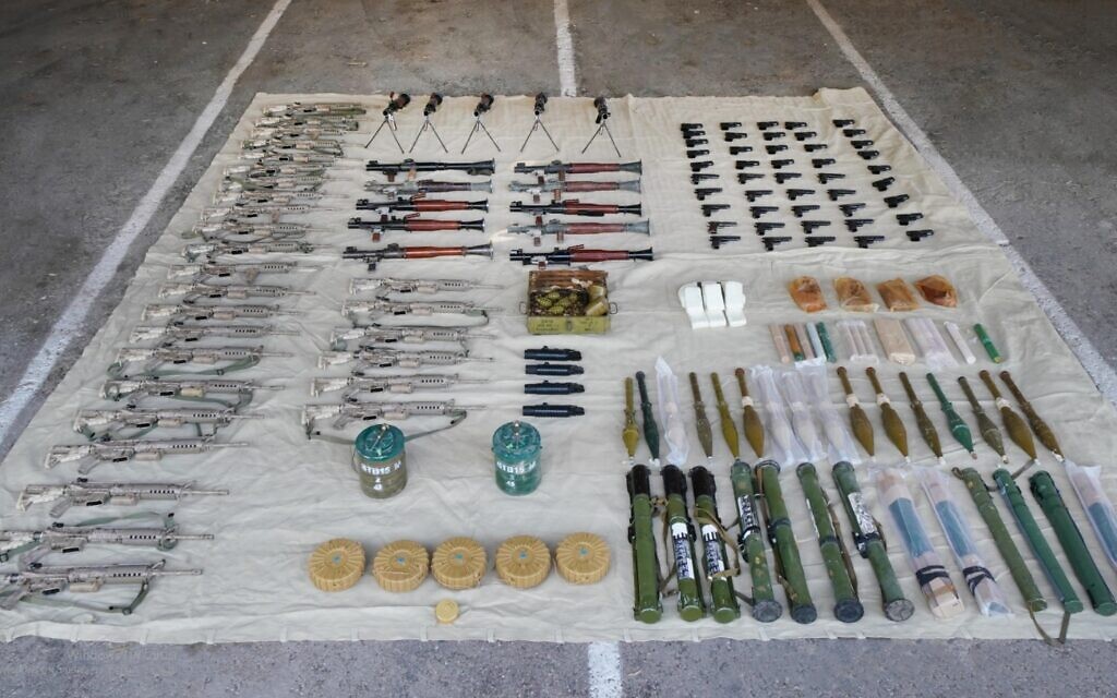 Shin Bet says it foiled Iranian plot to smuggle advanced weapons to W. Bank terrorists