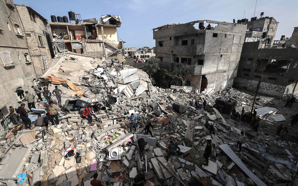 With truce talks seemingly stuck, Israel said planning Rafah incursion in April or May