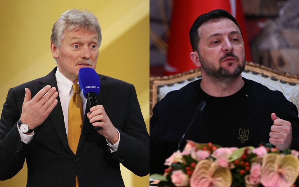 Kremlin calls Zelensky ‘peculiar kind of Jew’ as Russia blames Ukraine for IS attack