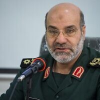 IRGC official Mohammad Reza Zahedi, in July 2, 2017. (Ali Khara/Fars Media Corporation, via Wikimedia CC BY 4.0)