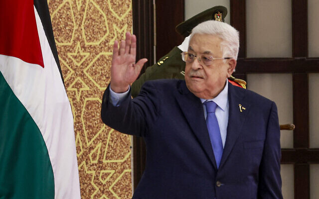File: Palestinian Authority President Mahmoud Abbas on March 31, 2024 in Ramallah (Jaafar ASHTIYEH / AFP)