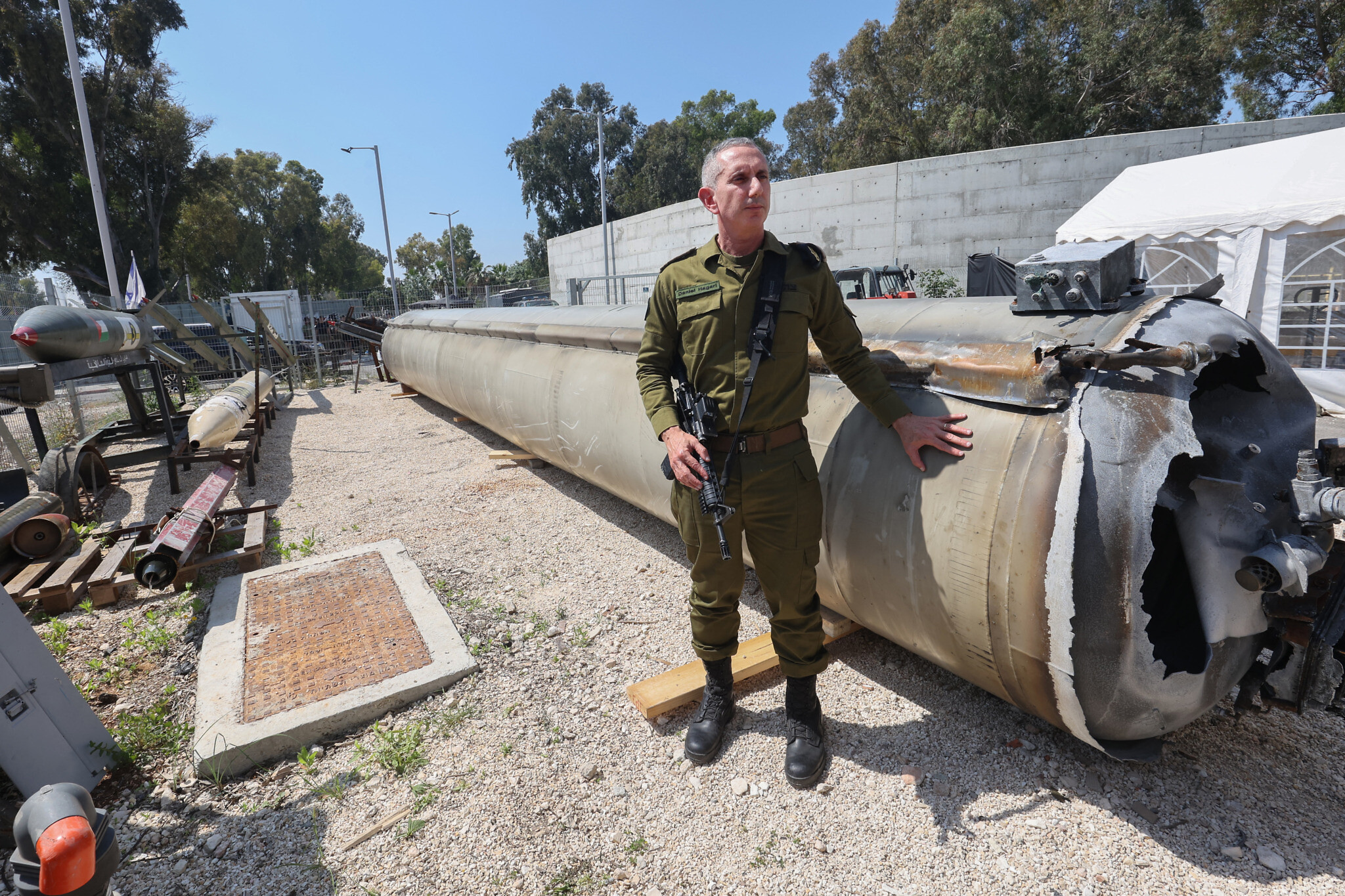 IDF shows remains of Iranian ballistic missile that fell in Dead Sea
