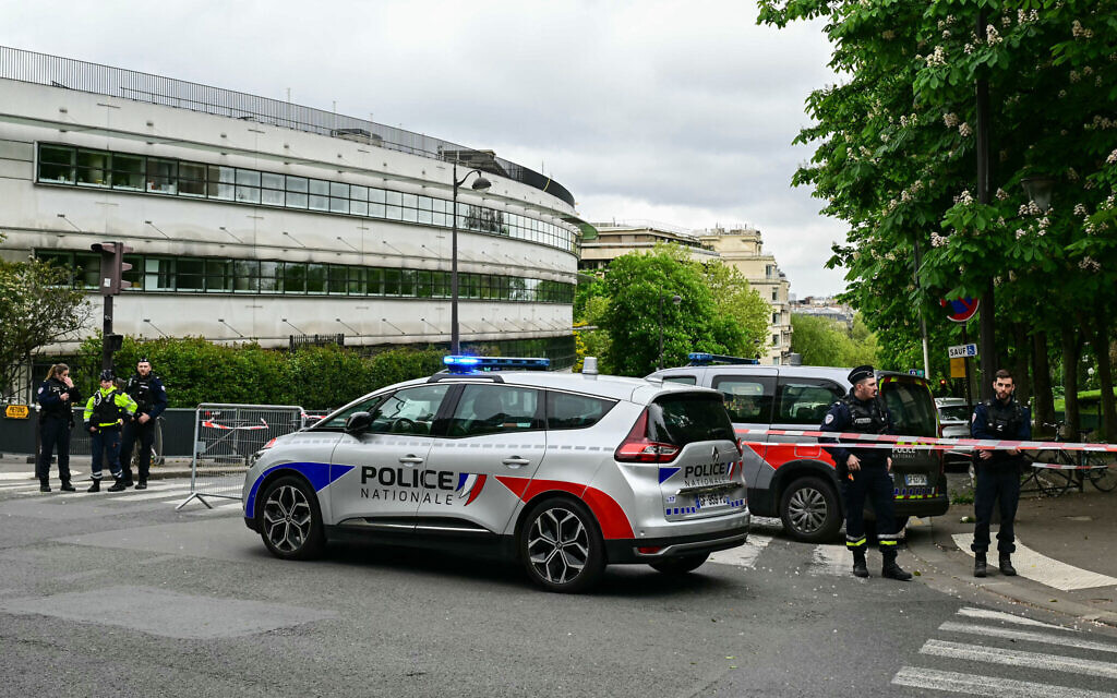 French police detain man claiming to wear explosive vest at Iran consulate in Paris