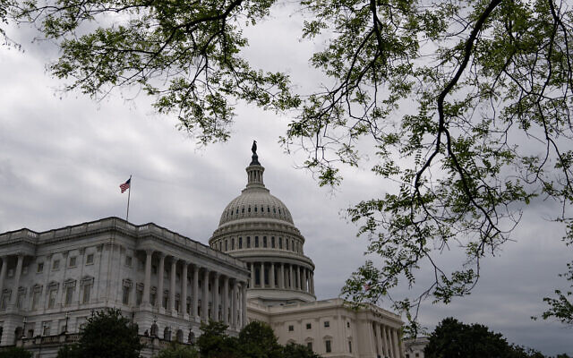 A view of the US Capitol in Washington, DC, on April 20, 2024 (Drew ANGERER / AFP)