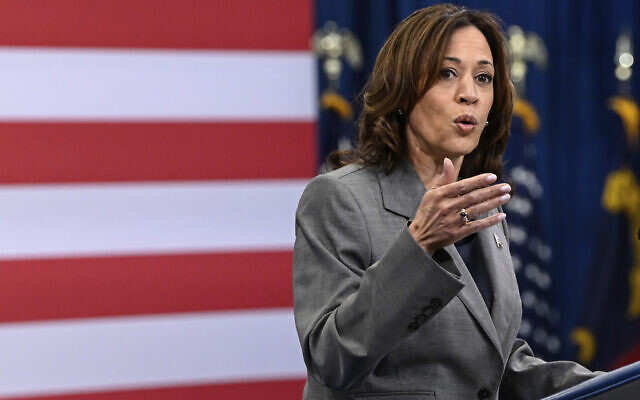 Vice President Kamala Harris delivers a speech on healthcare at an event in Raleigh, North Carolina, March 26, 2024 (AP Photo/Matt Kelley, File)