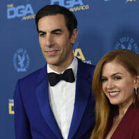 Sacha Baron Cohen, left, and Isla Fisher arrive at the 71st annual DGA Awards at the Ray Dolby Ballroom on Saturday, Feb. 2, 2019, in Los Angeles. (Photo by Chris Pizzello/Invision/AP, File)