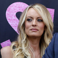 Stormy Daniels at an event in West Hollywood, California, in 2018.  (Ringo H.W. Chiu/AP)