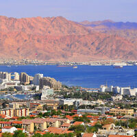 Illustrative: A view of the resort city of Eilat and its hotel strip. (Oleg Zaslavsky/Shutterstock.com)