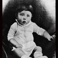 Hitler as a baby (Hulton-Deutsch Collection/CORBIS/Corbis via Getty Images via JTA)