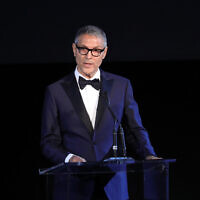 Co-CEO of William Morris Endeavor Ari Emanuel speaks onstage during the LACMA Art + Film Gala at LACMA on November 4, 2017, in Los Angeles, California. (Neilson Barnard/Getty Images North America/Getty Images via AFP)