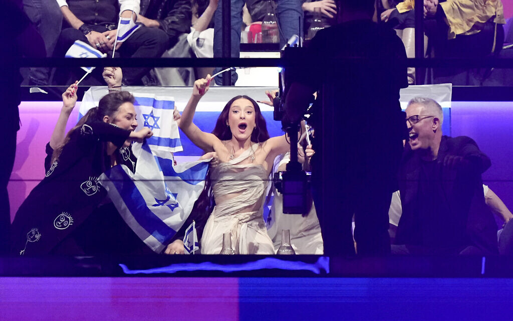 Defying haters, Israel’s Eden Golan advances to the Eurovision grand final on Saturday