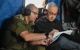 Prime Minister Benjamin Netanyahu on a visit to IDF Northern Command headquarters, May 23, 2024. (Maayan Toaf/GPO)