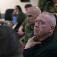 Defense Minister Yoav Gallant visits the IDF's Northern Command, May 29, 2024. (Ariel Hermoni/Defense Ministry)