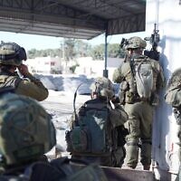 IDF troops operate in eastern Rafah in the southern Gaza Strip, in a handout image released May 8, 2024. (Israel Defense Forces)