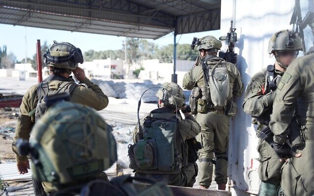 IDF troops operate in eastern Rafah in the southern Gaza Strip, in a handout image released May 8, 2024. (Israel Defense Forces)