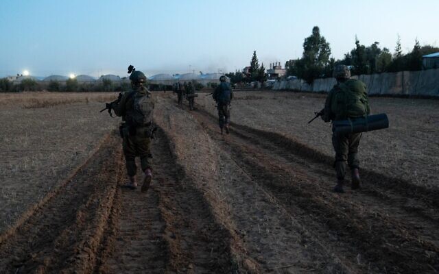 IDF soldiers seen operating in Gaza in this handout photo released for publication on May 14, 2024. (IDF)