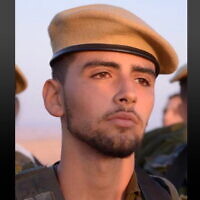 Staff Sgt. Haim Sabach, who was killed in a Hezbollah attack on an army post near the northern community of Malkia on May 8, 2024. (Israel Defense Forces)