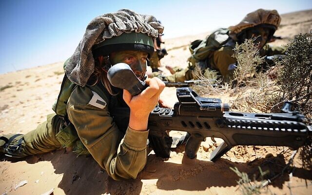 Female IDF combat soldier (Credit: IDF Spokesperson's Unit)