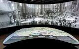 A view of the topographical map inside the 'Hollywoodland' exhibit. (Josh White, JWPictures/Academy Museum Foundation, via JTA)