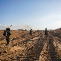 Illustrative: IDF troops operating in the Gaza Strip, in an image published on June 6, 2024. (Israel Defense Forces)
