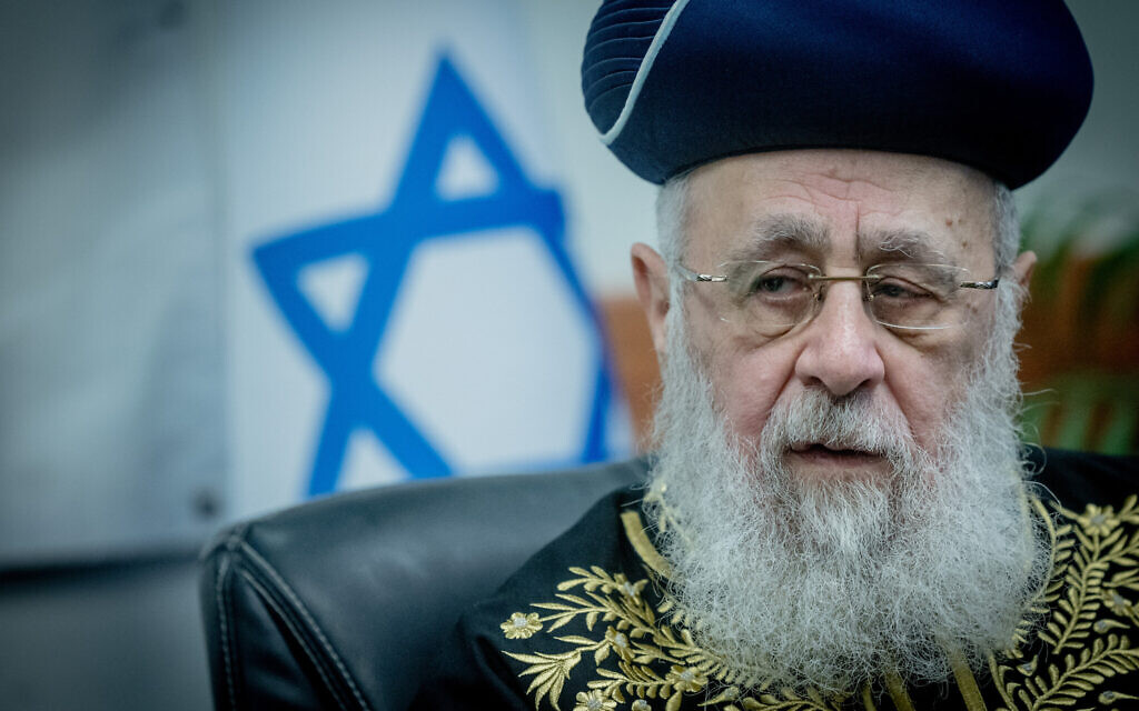 613montreal - Views,Parsha,News - Outgoing chief rabbi says High Court ...