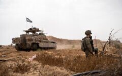 IDF troops operate in southern Gaza's Rafah , in a handout photo published May 31, 2024. (Israel Defense Forces)