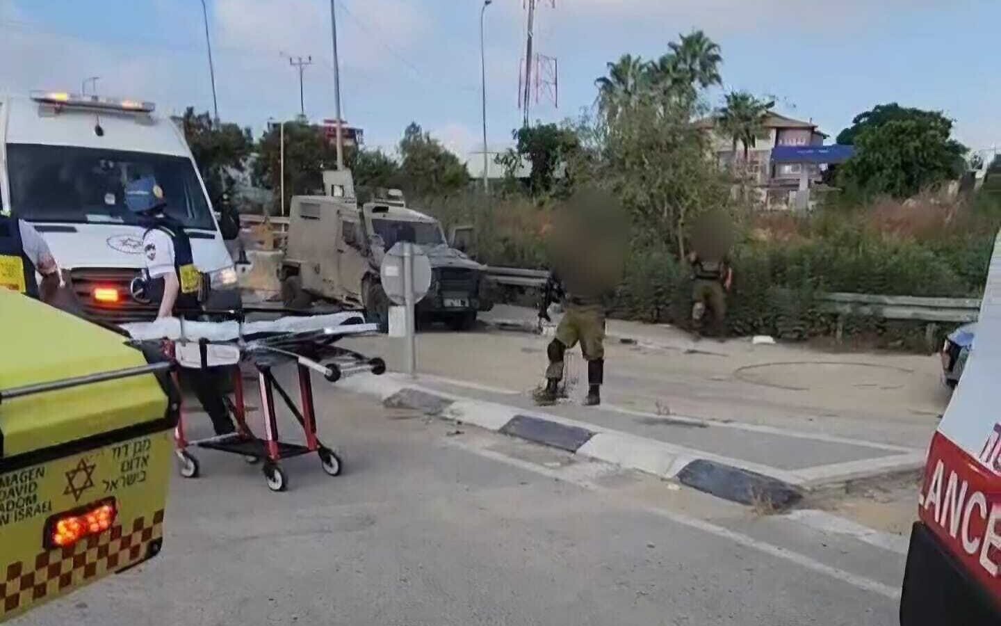 Two IDF soldiers wounded in West Bank drive-by shooting attack